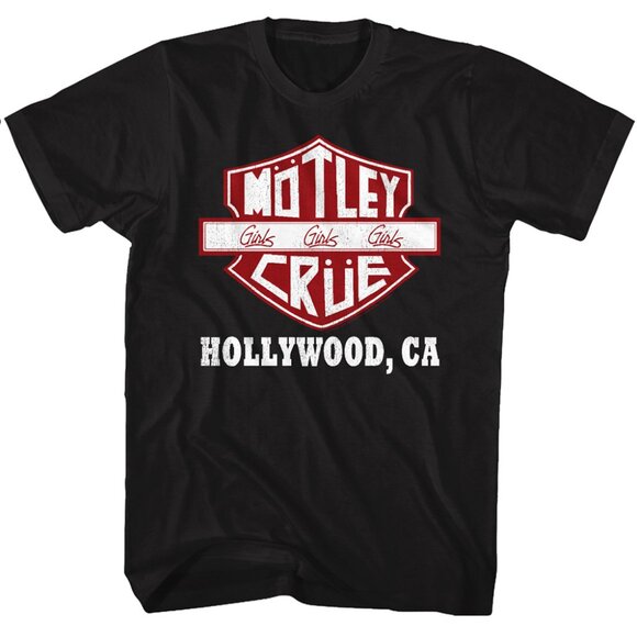 Unbranded Other - Motley Crue “Crue Sign” Inspired Black Adult Tee